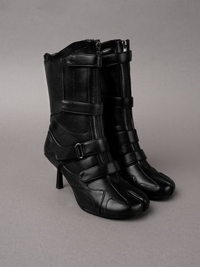 NAMILIA Moto Tabi Boots - BLACK, eu36