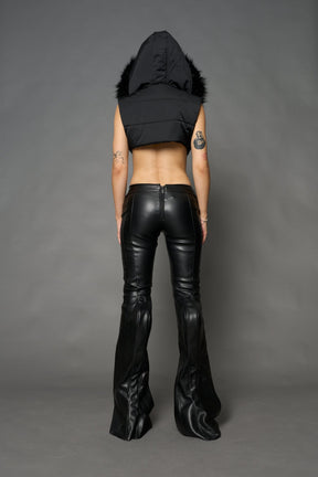 NAMILIA Mutant Biker Pants - BLACK WASHED, xs