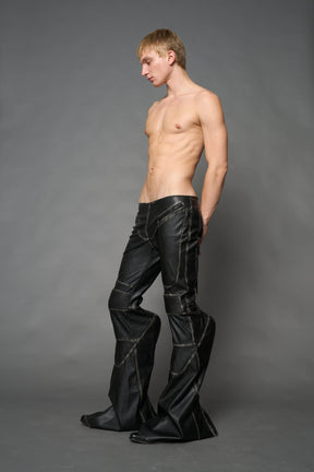 NAMILIA Mutant Biker Pants - BLACK WASHED, xs