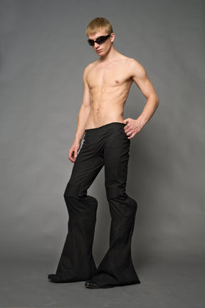 NAMILIA Mutant Cotton Pants - BLACK, xs