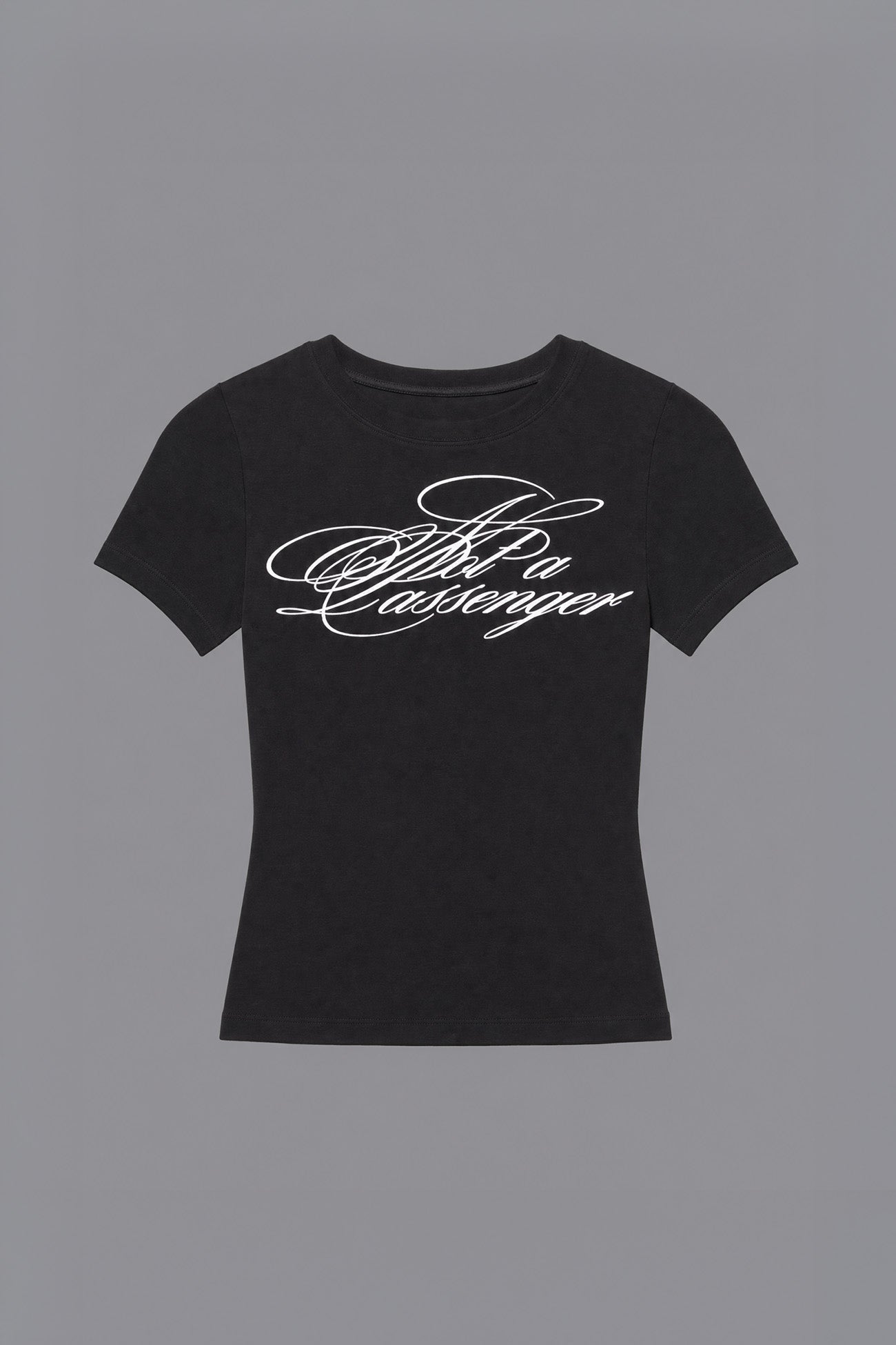NAMILIA NOT A PASSENGER TSHIRT - black print, s