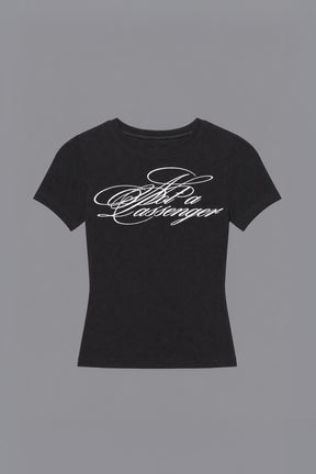 NAMILIA NOT A PASSENGER TSHIRT - black print, s