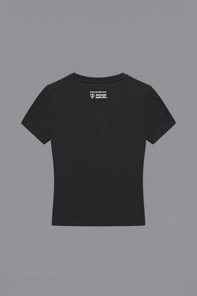 NAMILIA NOT A PASSENGER TSHIRT - black print, s
