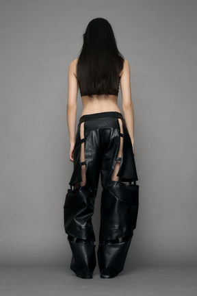 NAMILIA Octane Floating Moto Pants - black, xs