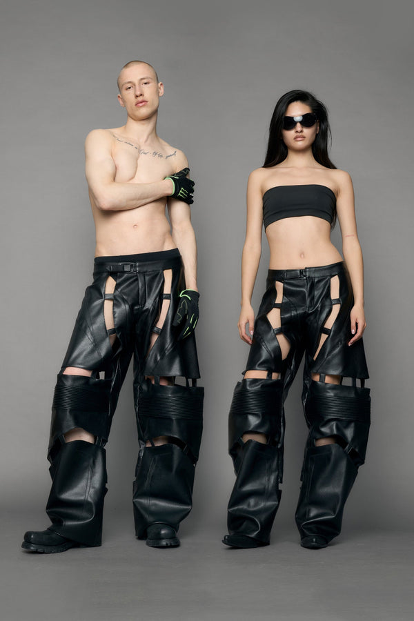 NAMILIA Octane Floating Moto Pants - black, xs - black