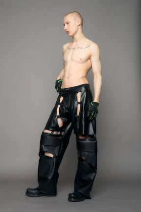 NAMILIA Octane Floating Moto Pants - black, xs