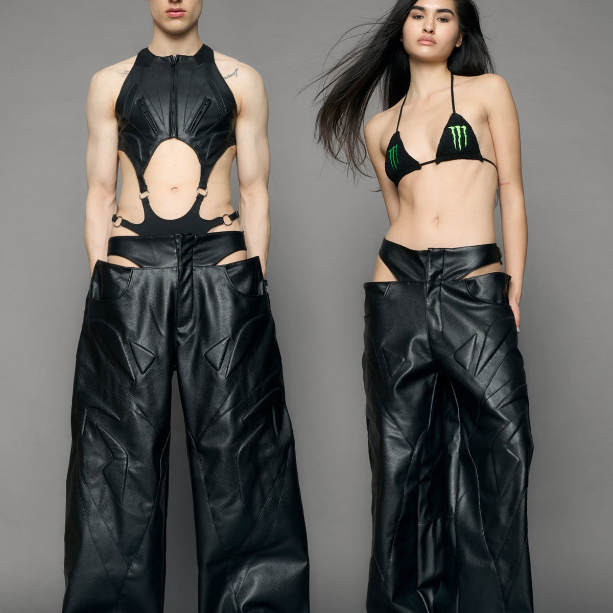 Octane Leather Panty Trousers