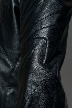 NAMILIA Octane Leather Panty Trousers - black, xs