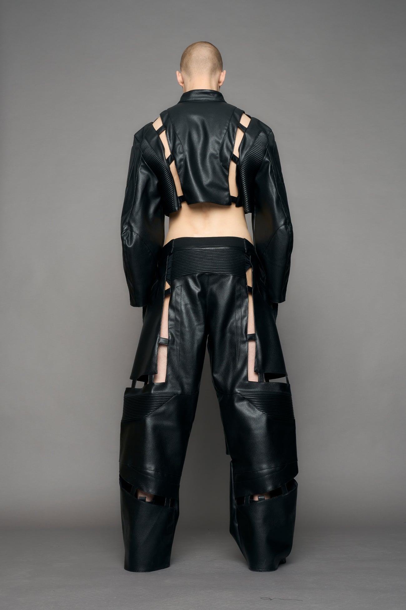 NAMILIA Octane Moto Floating Crop Jacket - black, xs