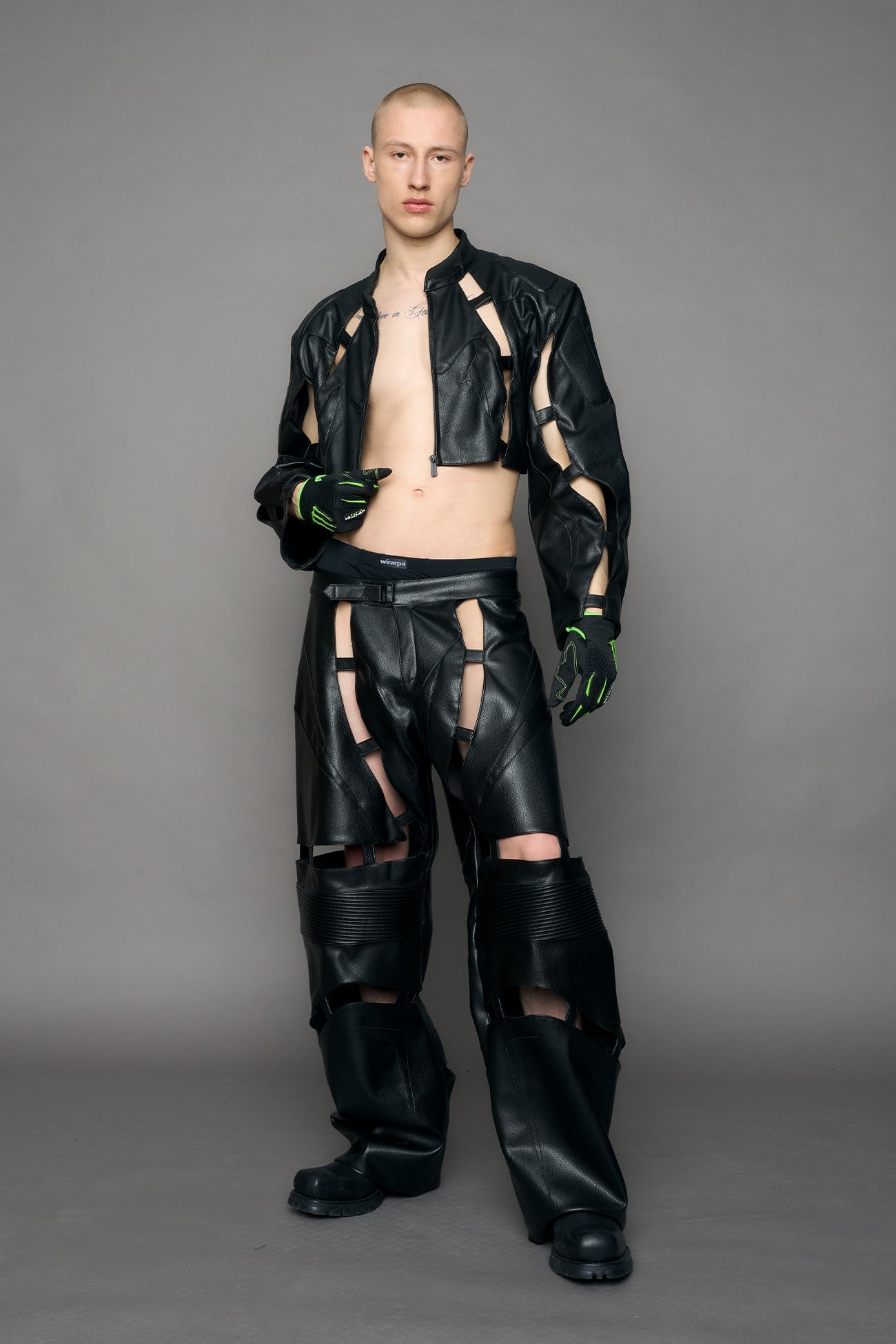 NAMILIA Octane Moto Floating Crop Jacket - black, xs