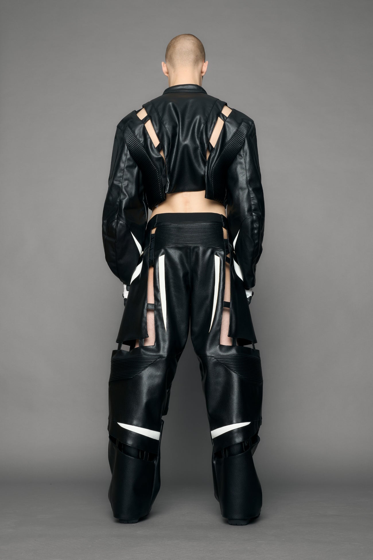 NAMILIA Octane Moto Floating Crop Jacket - black, xs
