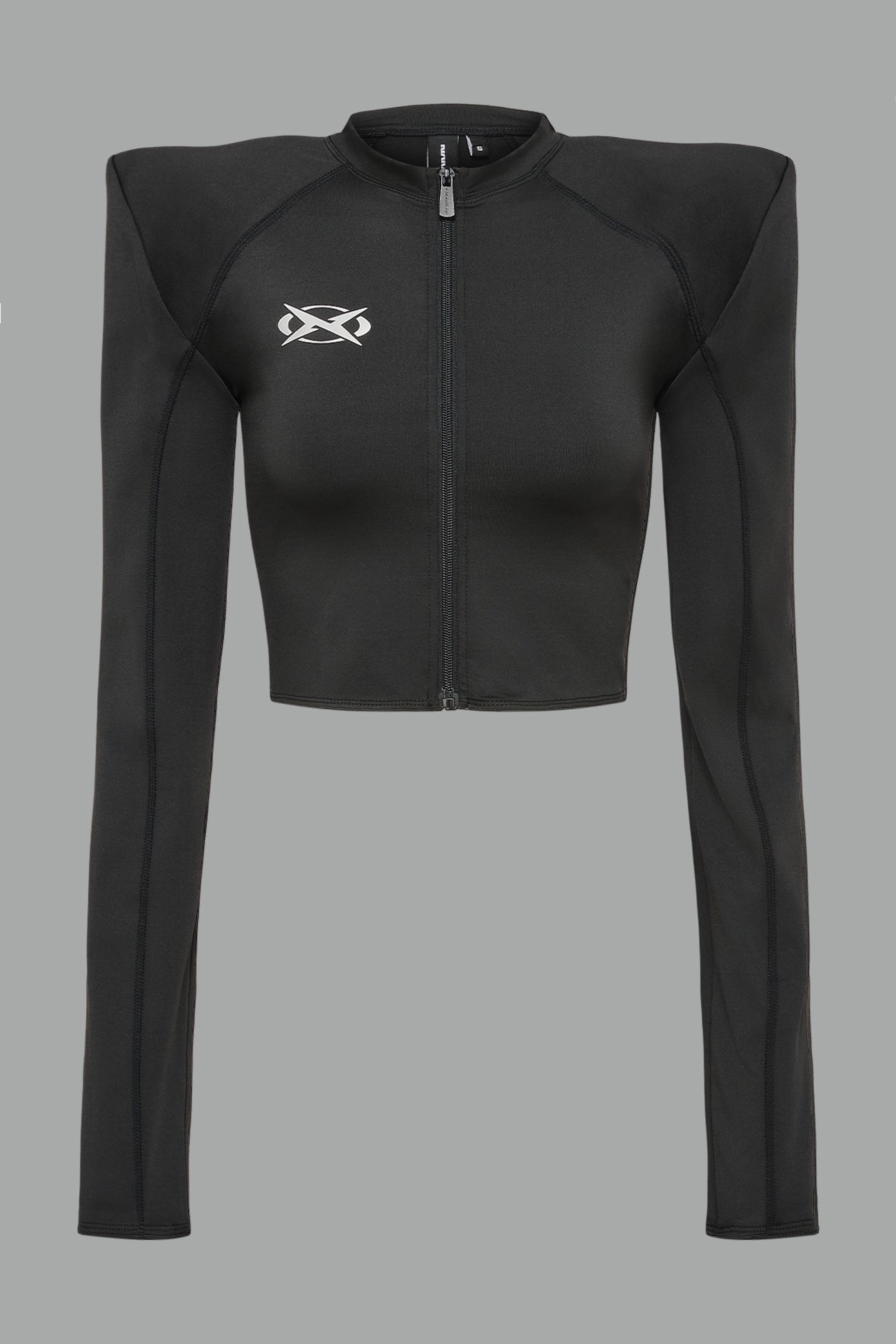 NAMILIA Pagoda Longsleeve Top - BLACK, xs