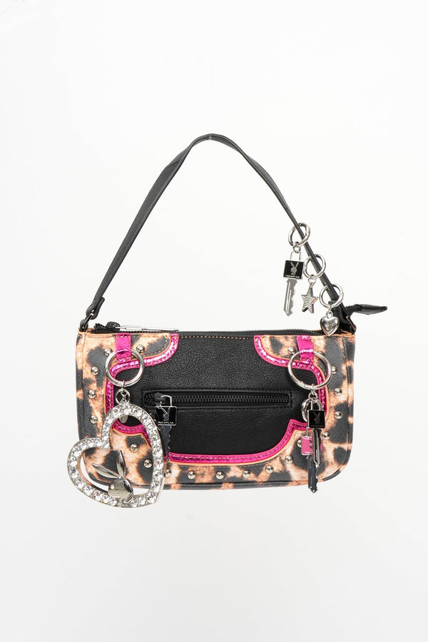 NAMILIA Playboy Charms Mini Bag - LEOPARD, onesize - LEOPARD