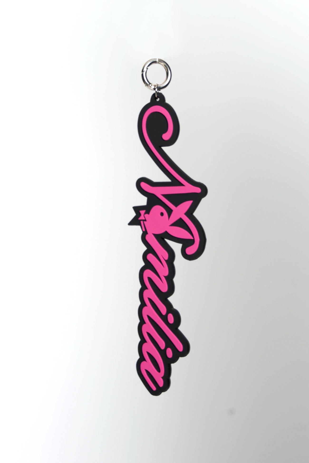 NAMILIA Playboy Logo Rubber Charm - PINK, onesize