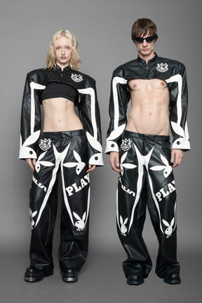 NAMILIA Playboy Moto Bolero Jacket - black, xs