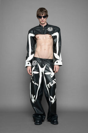 NAMILIA Playboy Moto Bolero Jacket - black, xs