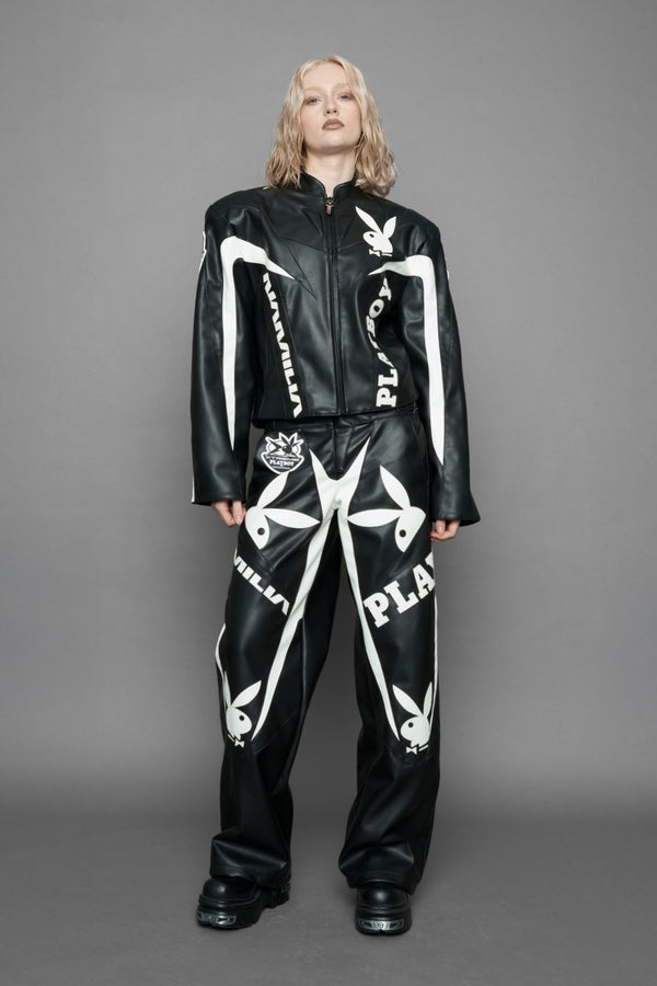 NAMILIA Playboy Moto Jacket - black, xs