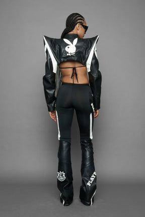 NAMILIA Playboy Moto Mesh Pants - black, xs