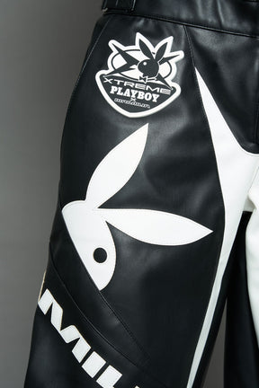 NAMILIA Playboy Moto Pants - black, xs