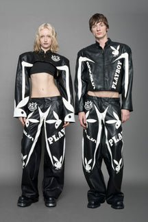 NAMILIA Playboy Moto Pants - black, xs