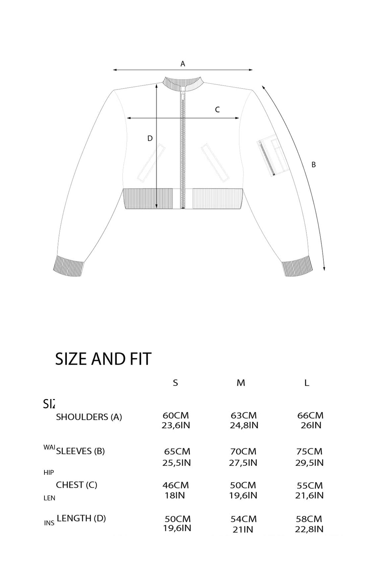 NAMILIA Power Shoulder Bomber Jacket - Red, s