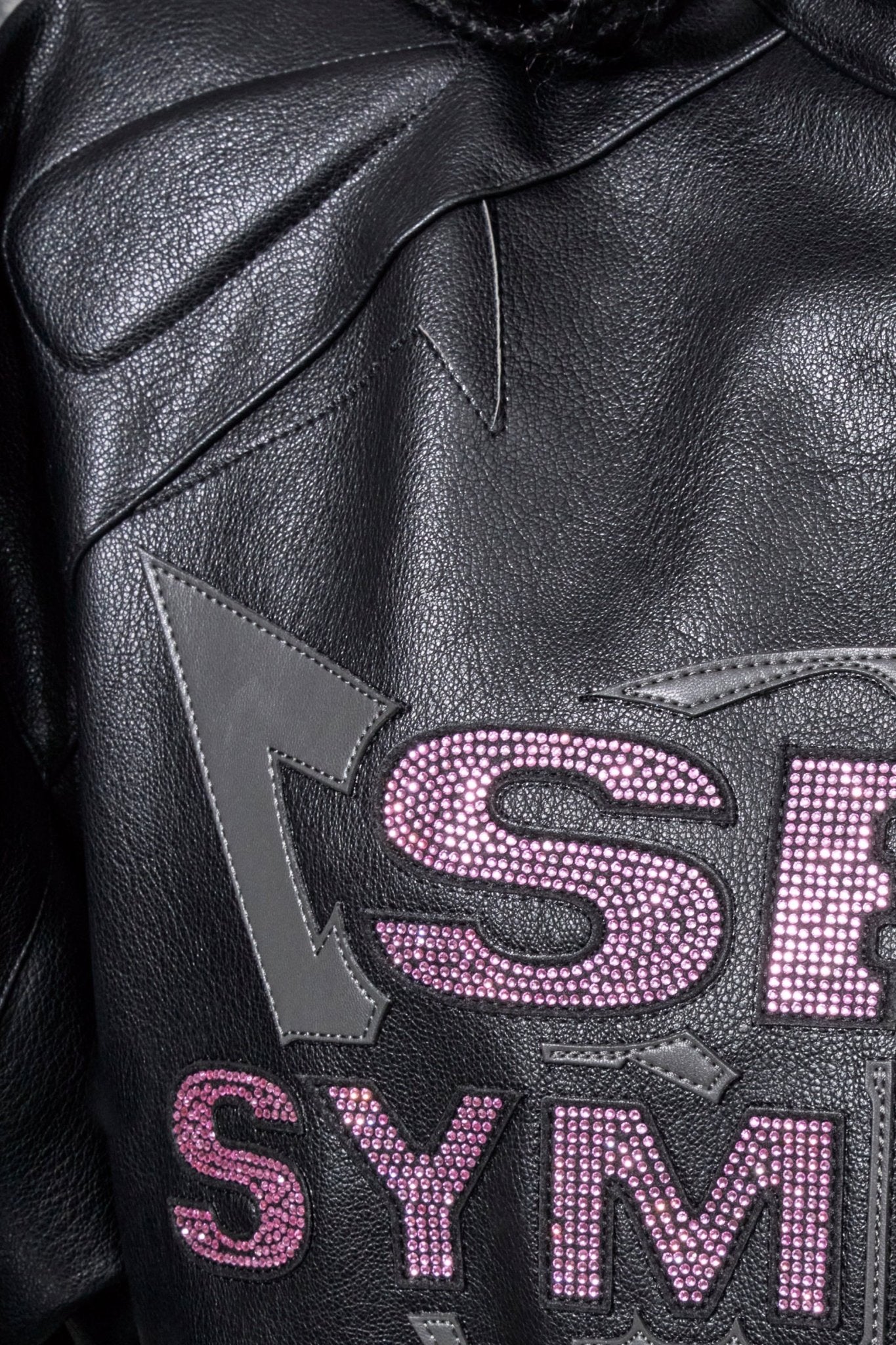 NAMILIA Sex Symbol Padded Moto Jacket - Pink, xs