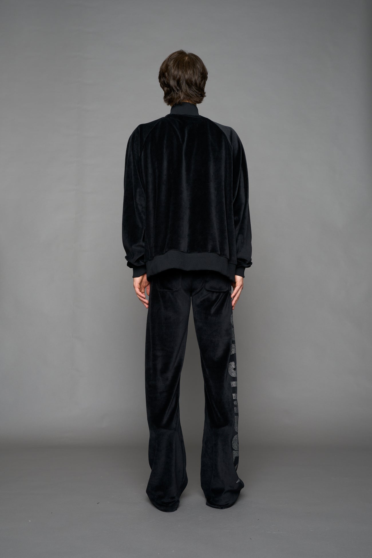 NAMILIA Sex Symbol Velour Jacket - BLACK, xs