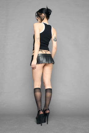 NAMILIA skinny b*tch tank top - BLACK, xs