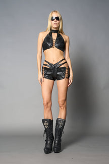 NAMILIA Sneaker Hot Pants - BLACK, xs