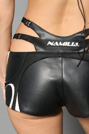 NAMILIA Sneaker Hot Pants - BLACK, xs
