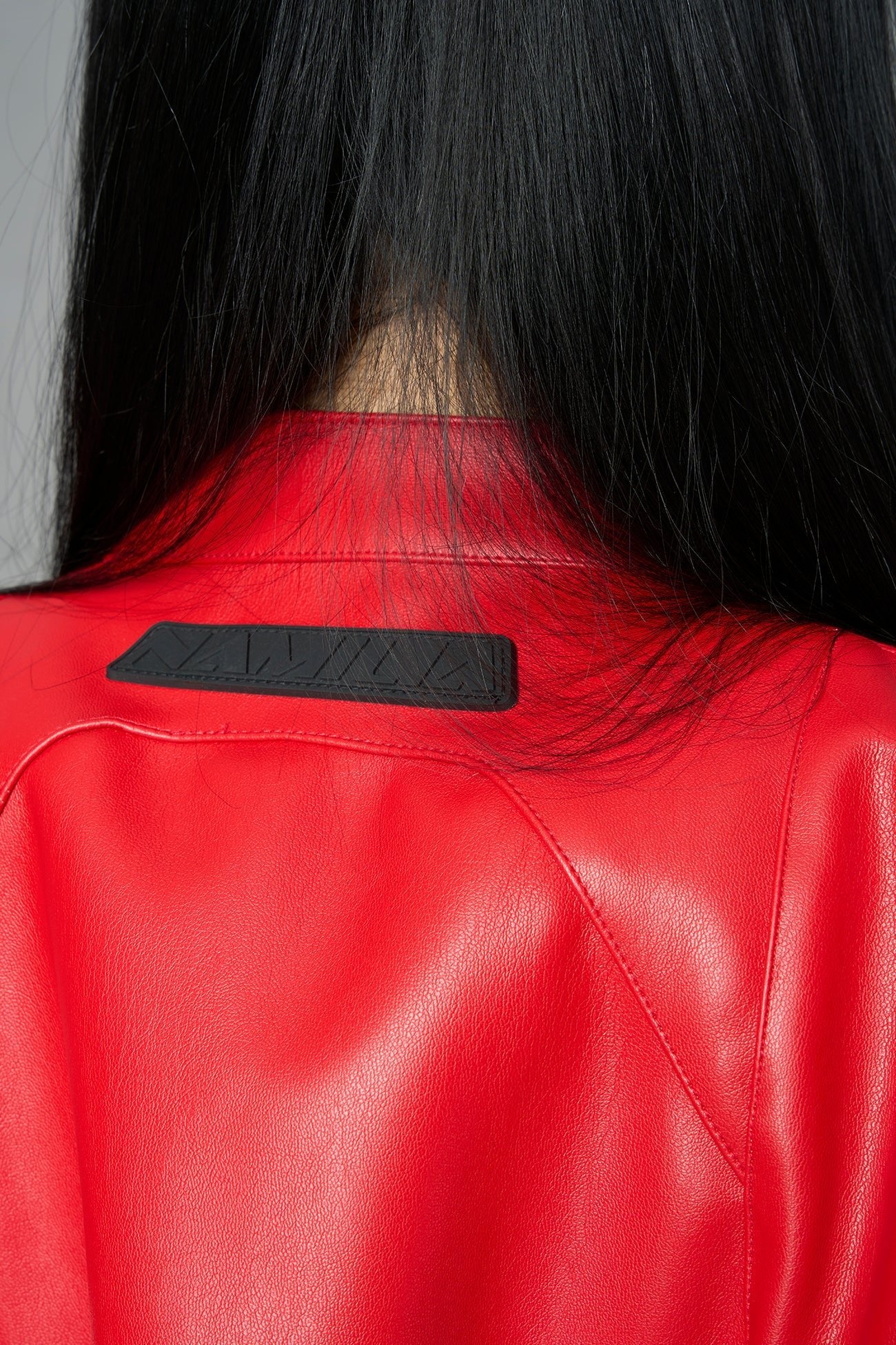 NAMILIA Spike Moto Bolero Jacket - RED, xs