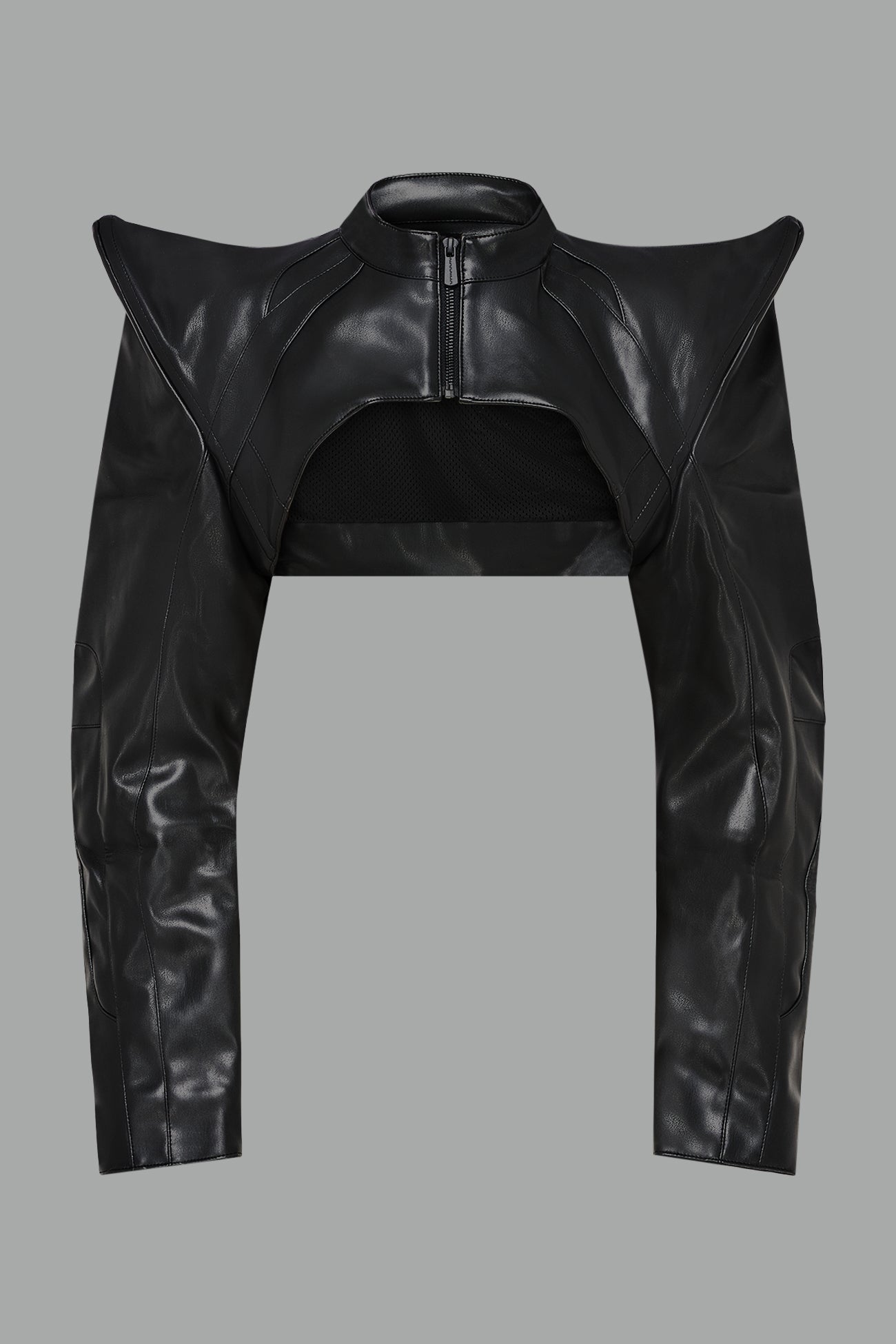 NAMILIA Spike Moto Bolero Jacket - BLACK, xs