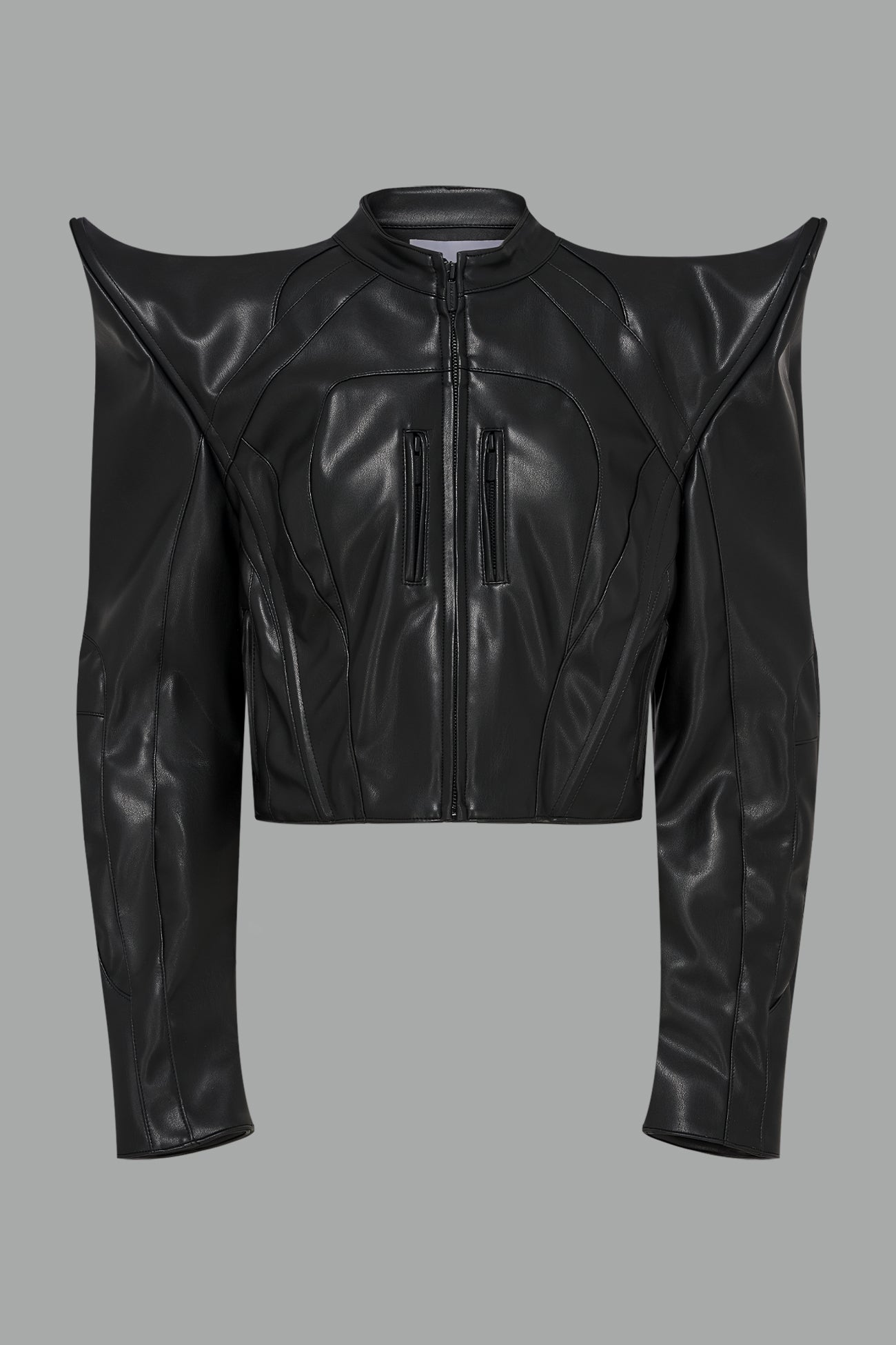 NAMILIA Spike Moto Jacket - BLACK, xs