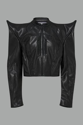 NAMILIA Spike Moto Jacket - BLACK, xs