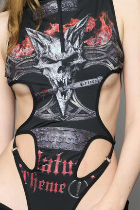 NAMILIA Swords Body - BLACK, xs