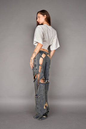 NAMILIA Team Player Corset T-Shirt - GREY, xs