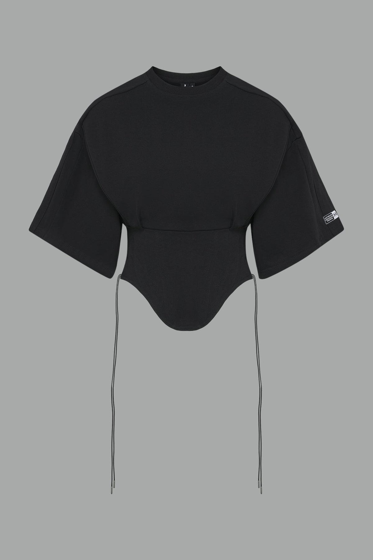 NAMILIA Team Player Corset T-Shirt - BLACK, xs