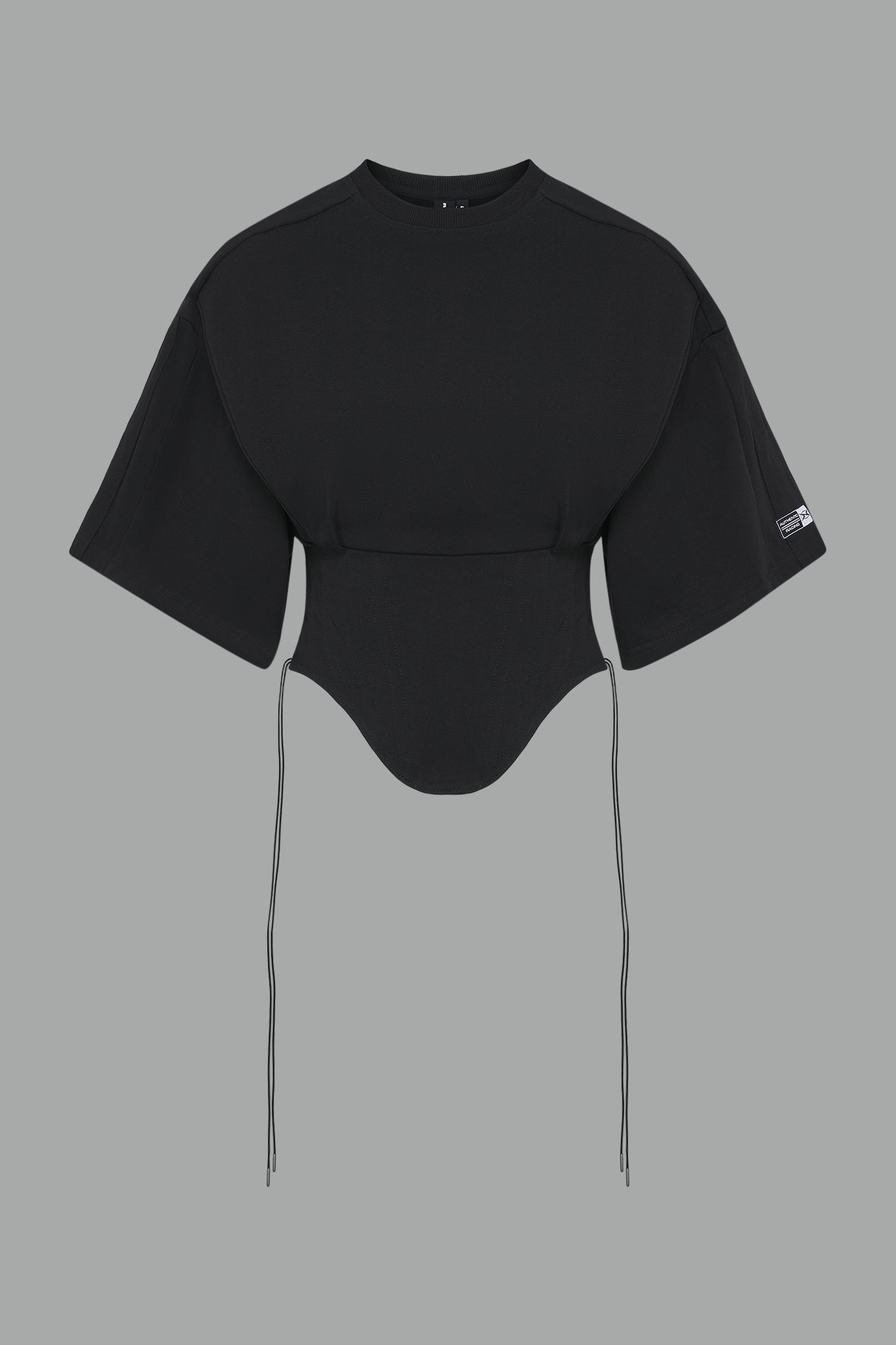 NAMILIA Team Player Corset T-Shirt - BLACK, xs