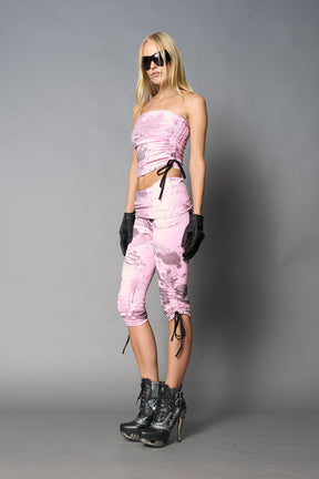 NAMILIA Totally Capris - PINK-PRINT, xs