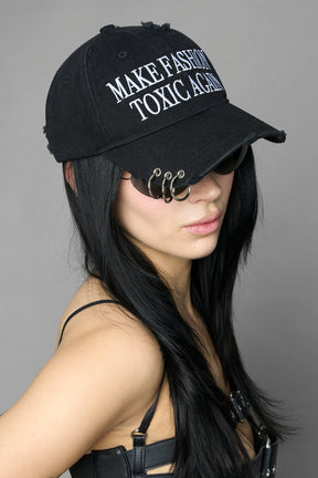 NAMILIA TOXIC FASHION CAP - Black, onesize
