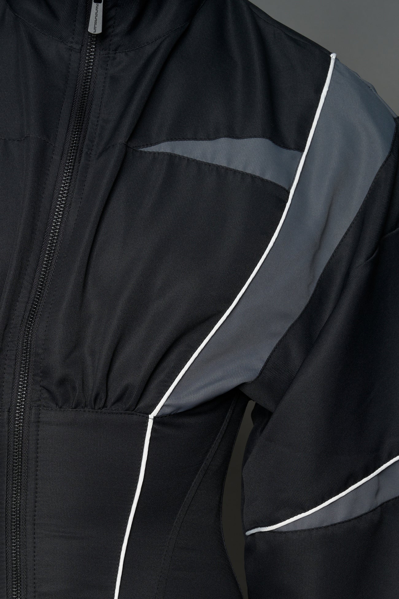NAMILIA Tracksuit Corset Jacket - BLACK, xs