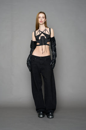 NAMILIA Trinity Top - BLACK, xs