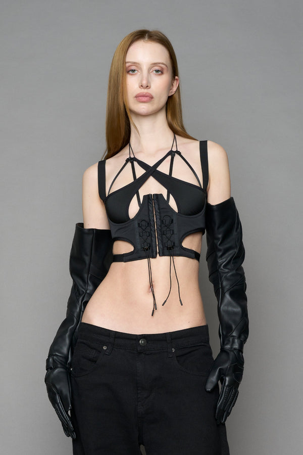 NAMILIA Trinity Top - BLACK, xs - BLACK