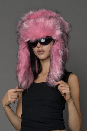 NAMILIA Vip Faux Fur Hat - PINK, s
