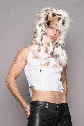 NAMILIA VIP Faux Fur Hat - snow lynx, s