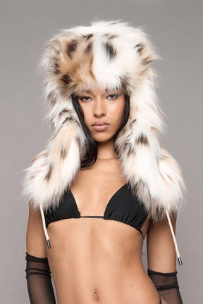 NAMILIA VIP Faux Fur Hat - snow lynx, s