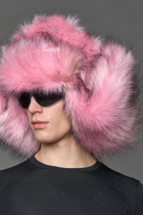 NAMILIA Vip Faux Fur Hat - PINK, s