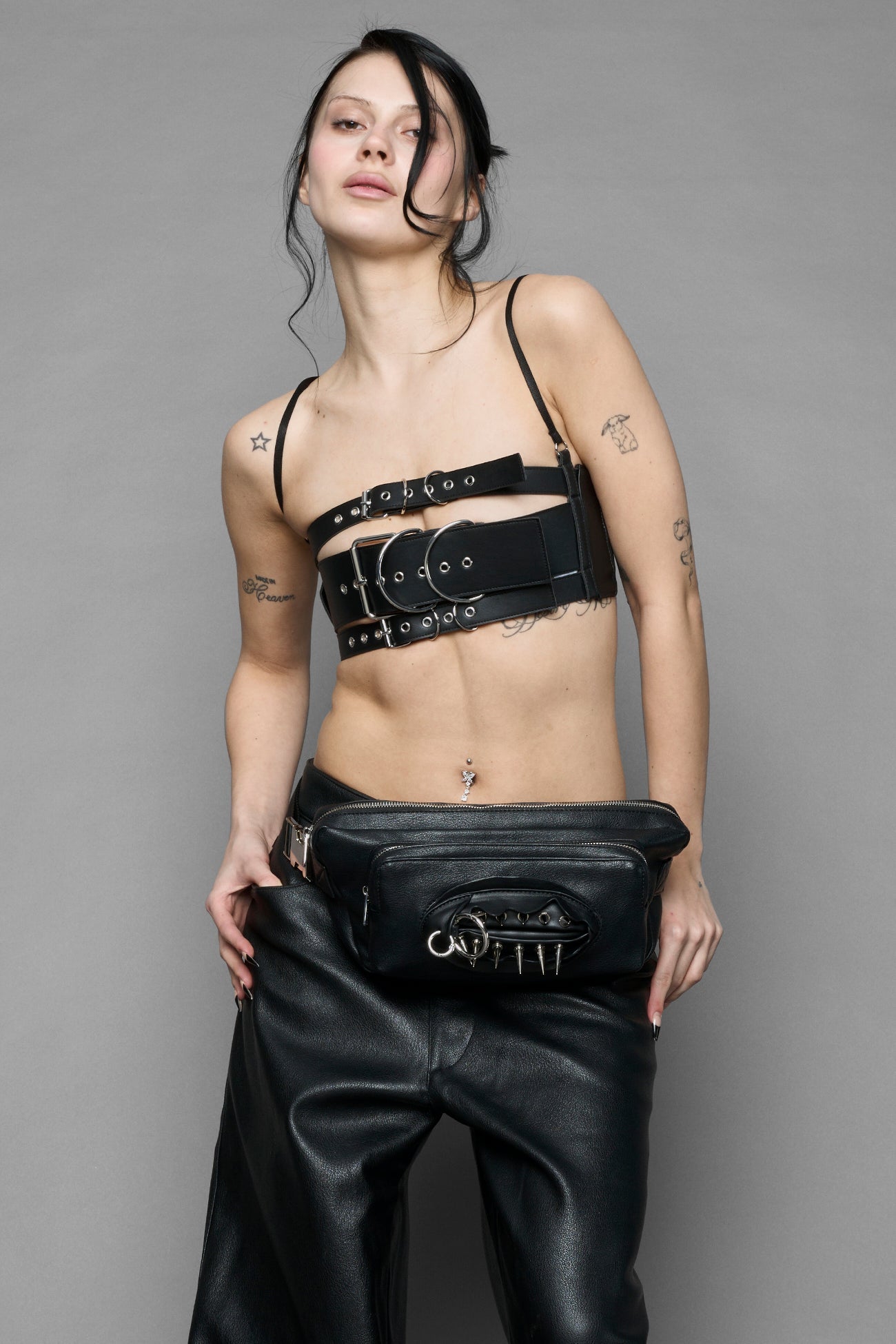 NAMILIA Vulva Bum Bag - BLACK, onesize
