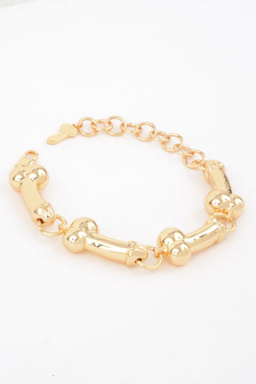 NAMILIA dick chain bracelet - gold,