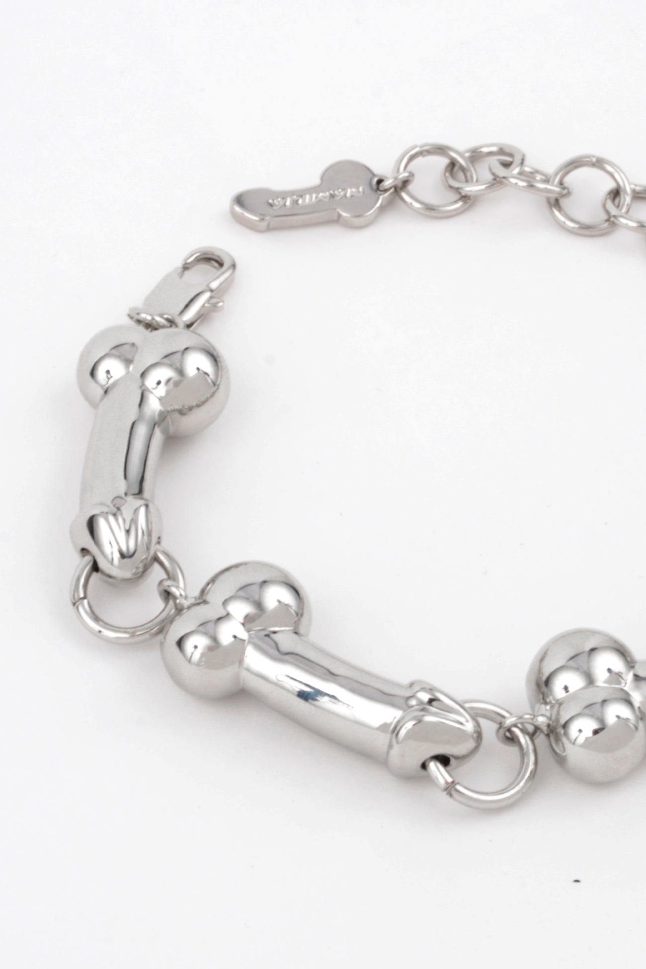 NAMILIA dick chain bracelet - silver,